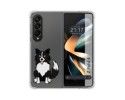 Funda Silicona Antigolpes para Samsung Galaxy Z Fold 4 5G diseño Perros 01 Dibujos