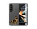 Funda Silicona Antigolpes para Samsung Galaxy Z Fold 4 5G diseño Perros 03 Dibujos