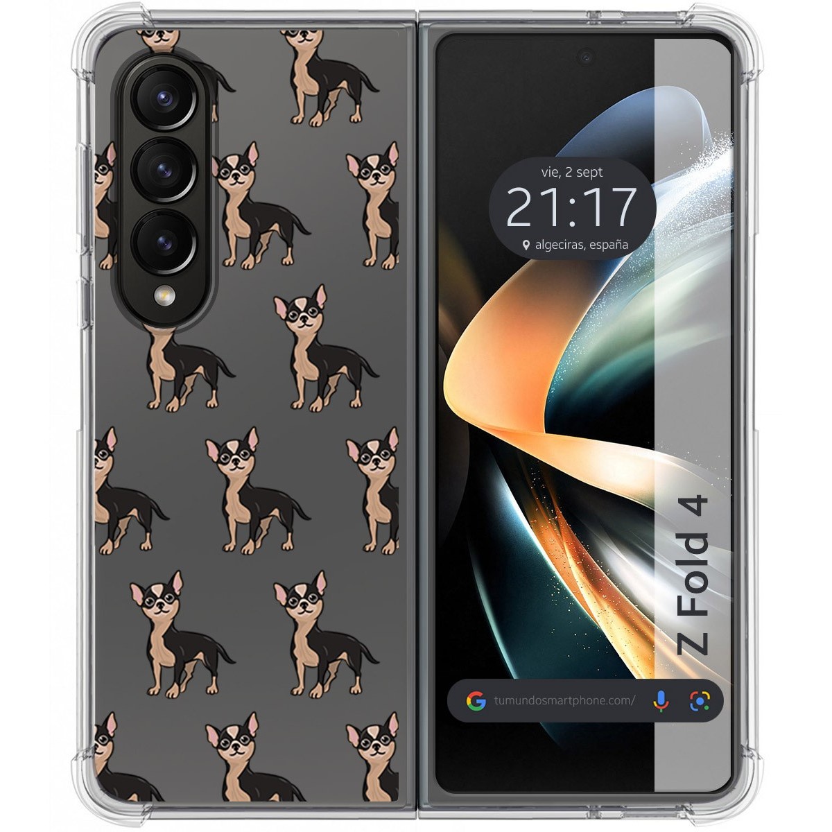 Funda Silicona Antigolpes para Samsung Galaxy Z Fold 4 5G diseño Perros 11 Dibujos