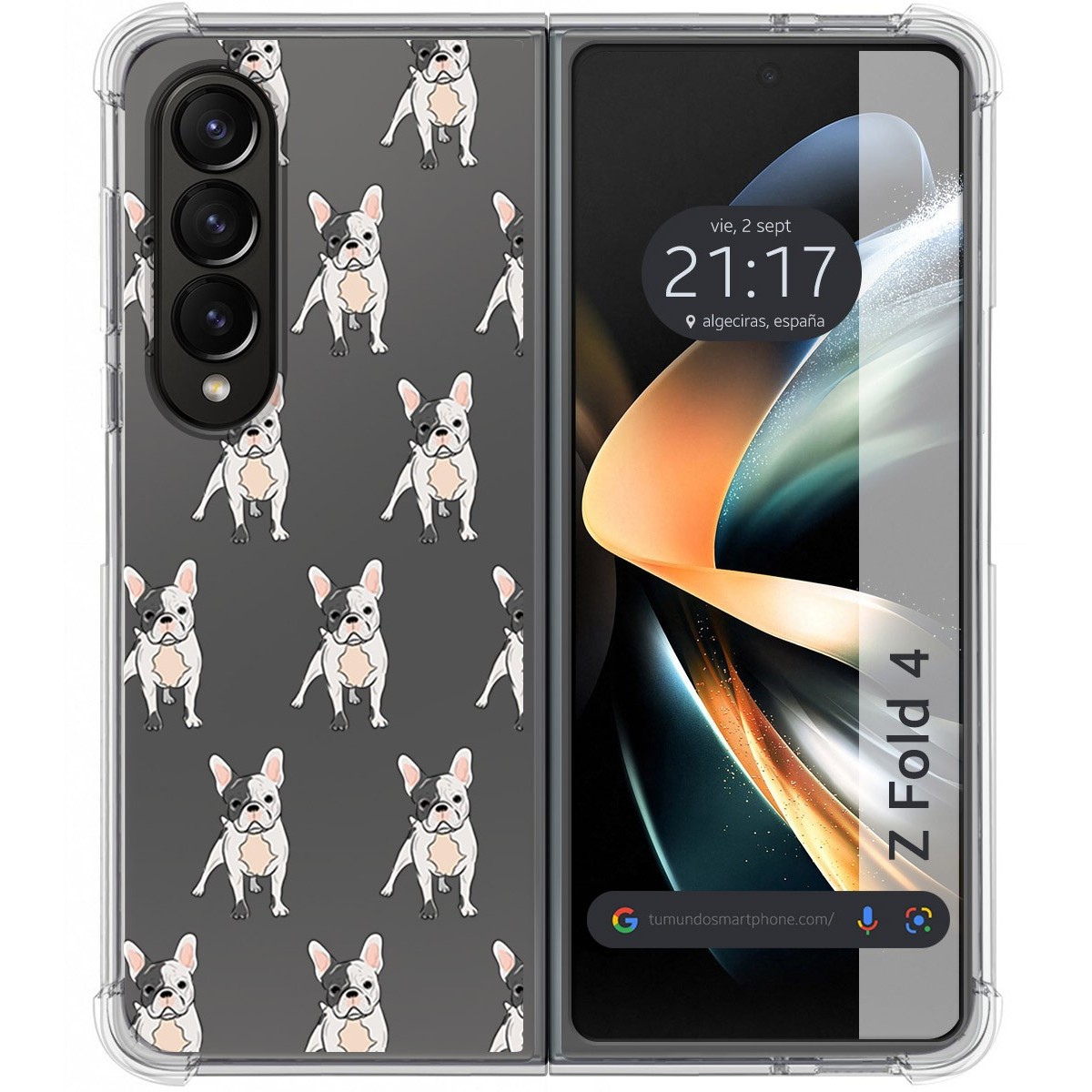 Funda Silicona Antigolpes para Samsung Galaxy Z Fold 4 5G diseño Perros 12 Dibujos