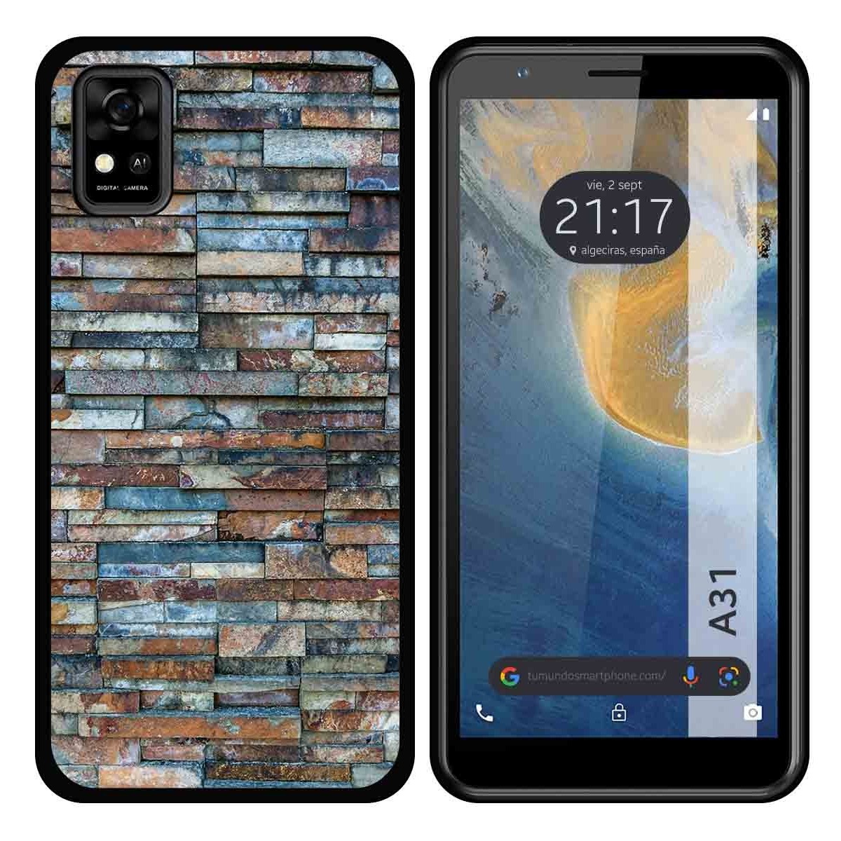 Funda Silicona para ZTE Blade A31 diseño Ladrillo 05 Dibujos