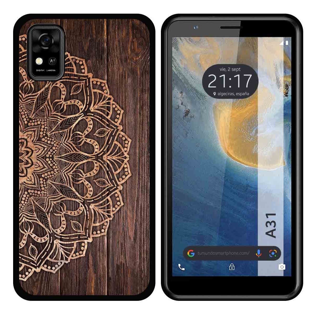 Funda Silicona para ZTE Blade A31 diseño Madera 06 Dibujos