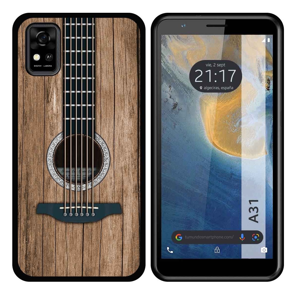 Funda Silicona para ZTE Blade A31 diseño Madera 11 Dibujos
