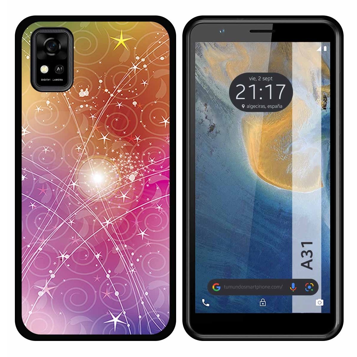 Funda Silicona para ZTE Blade A31 diseño Abstracto Dibujos