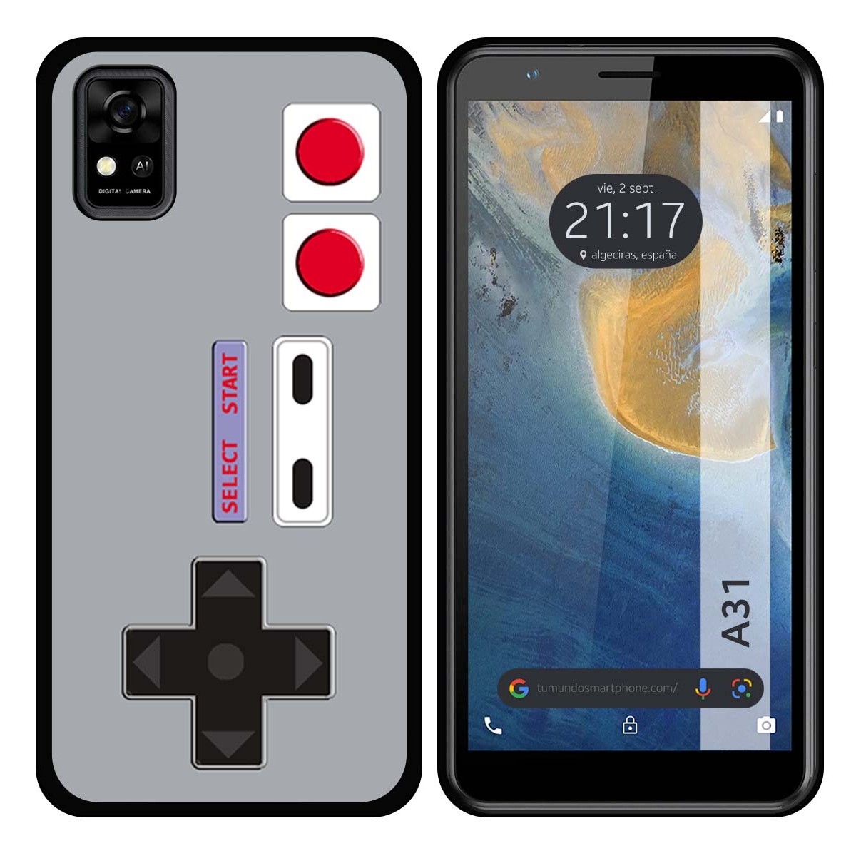 Funda Silicona para ZTE Blade A31 diseño Consola Dibujos