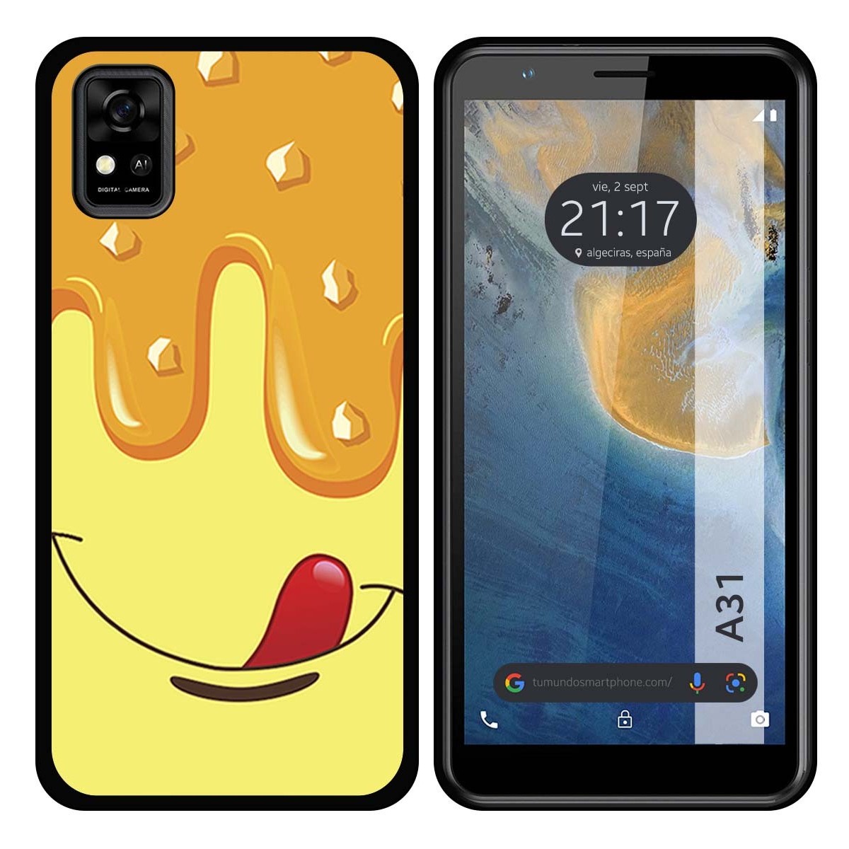 Funda Silicona para ZTE Blade A31 diseño Helado Vainilla Dibujos