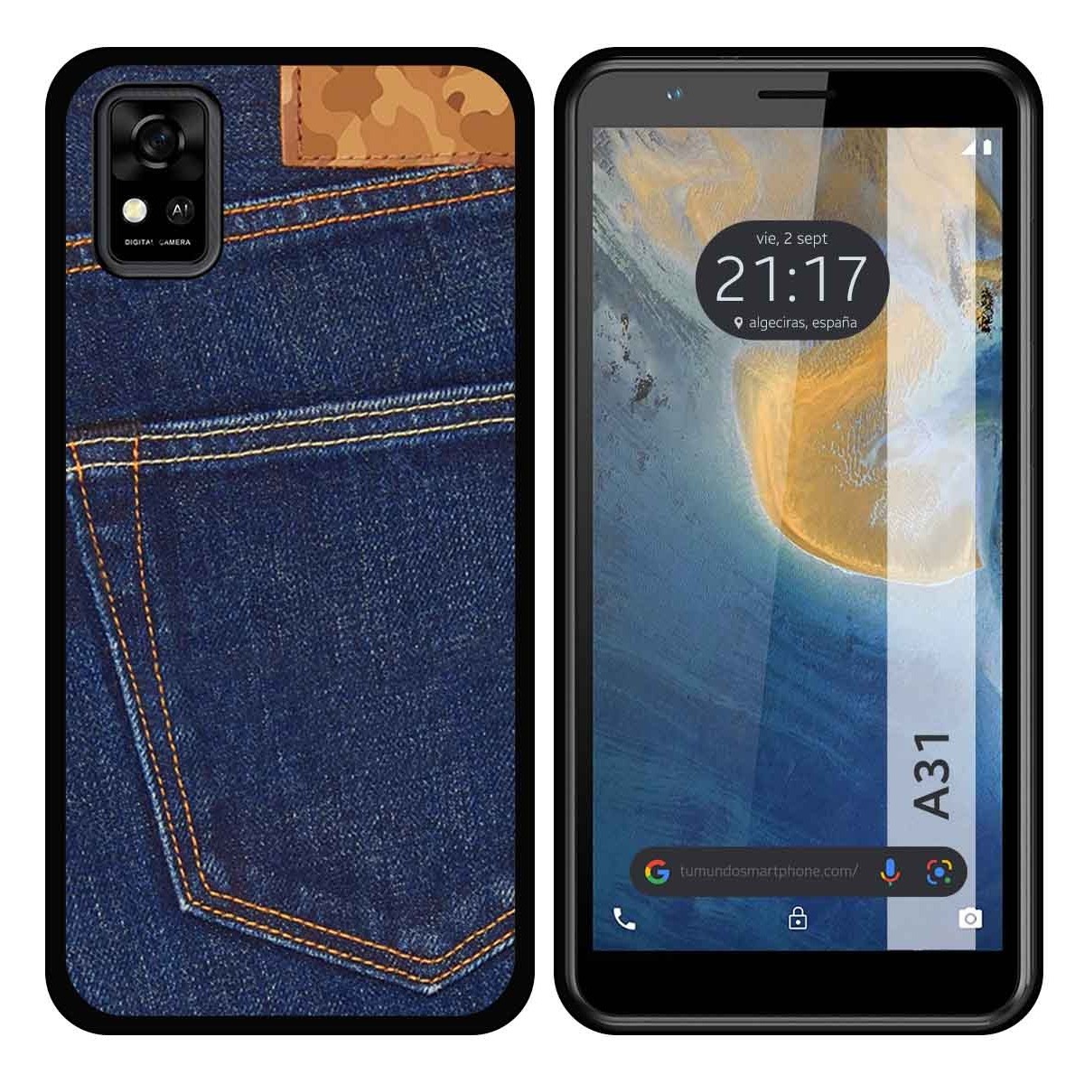 Funda Silicona para ZTE Blade A31 diseño Vaquero Dibujos