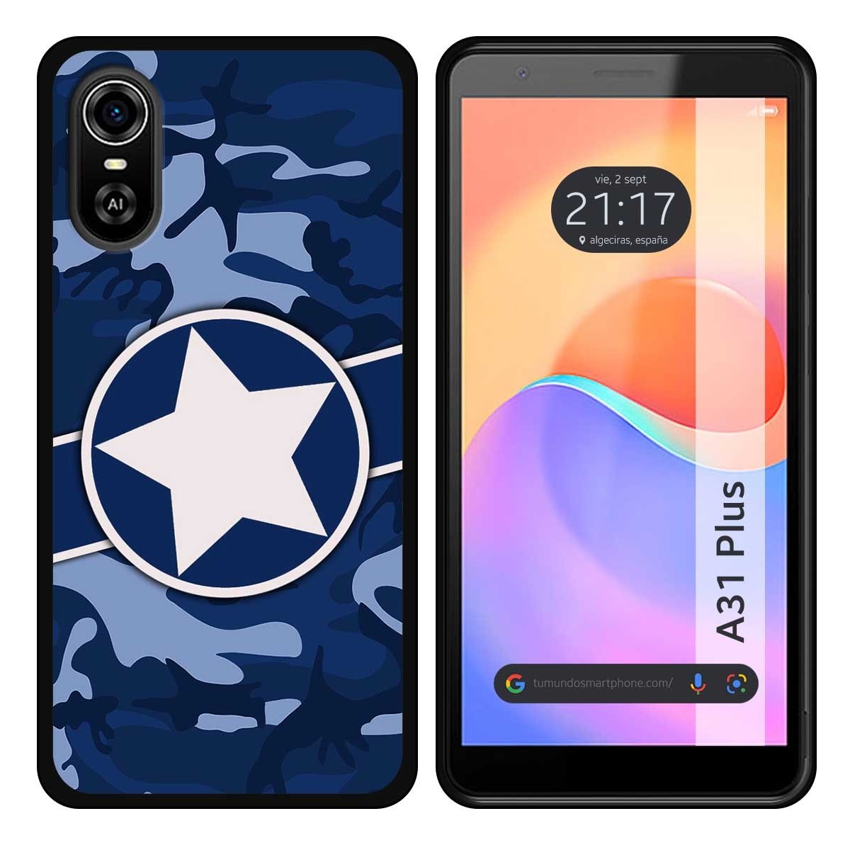 Funda Silicona para ZTE Blade A31 Plus diseño Camuflaje 03 Dibujos