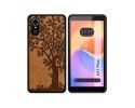 Funda Silicona para ZTE Blade A31 Plus diseño Cuero 03 Dibujos
