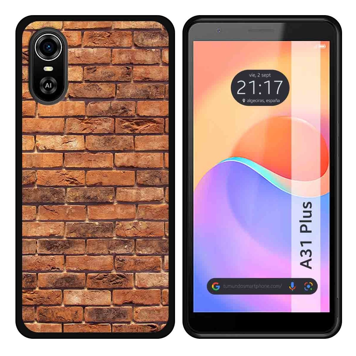 Funda Silicona para ZTE Blade A31 Plus diseño Ladrillo 04 Dibujos