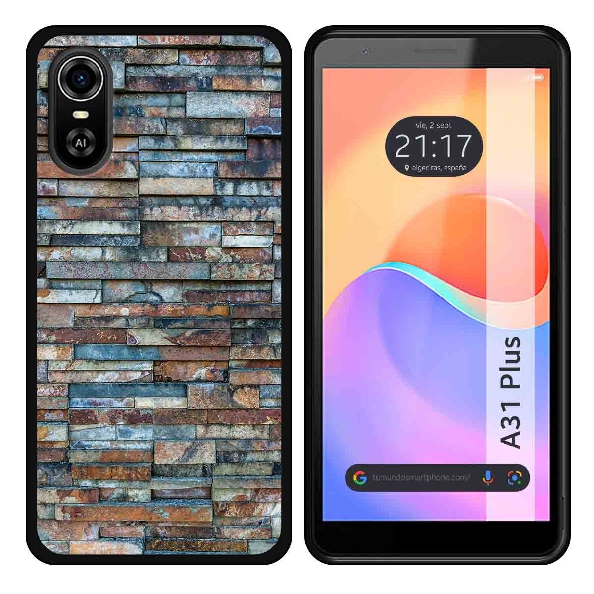 Funda Silicona para ZTE Blade A31 Plus diseño Ladrillo 05 Dibujos