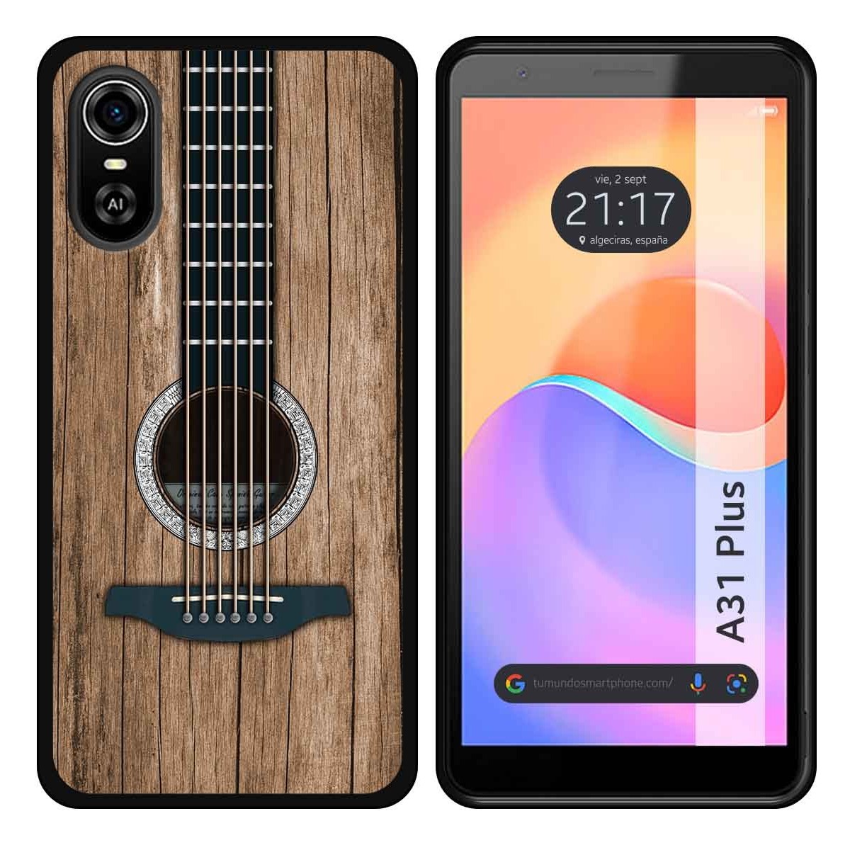 Funda Silicona para ZTE Blade A31 Plus diseño Madera 11 Dibujos