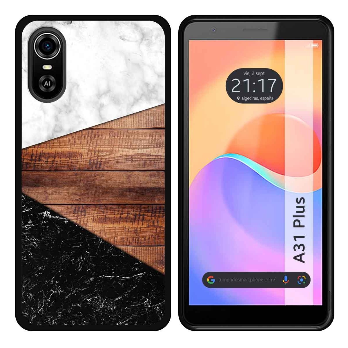 Funda Silicona para ZTE Blade A31 Plus diseño Mármol 11 Dibujos