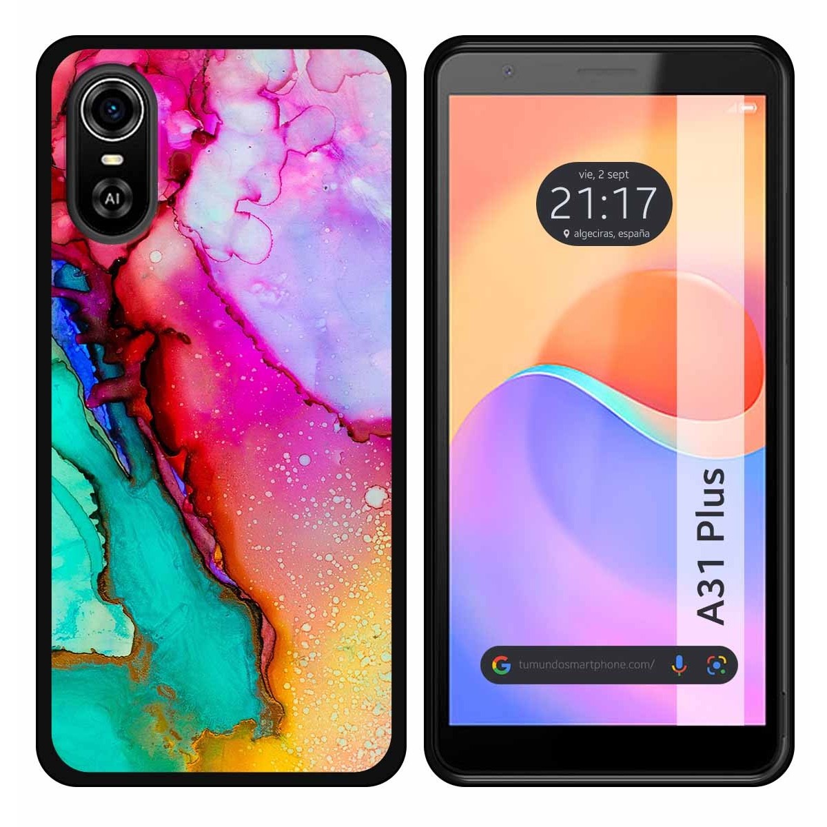 Funda Silicona para ZTE Blade A31 Plus diseño Mármol 15 Dibujos