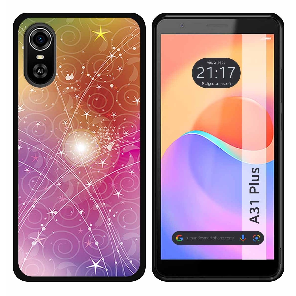 Funda Silicona para ZTE Blade A31 Plus diseño Abstracto Dibujos