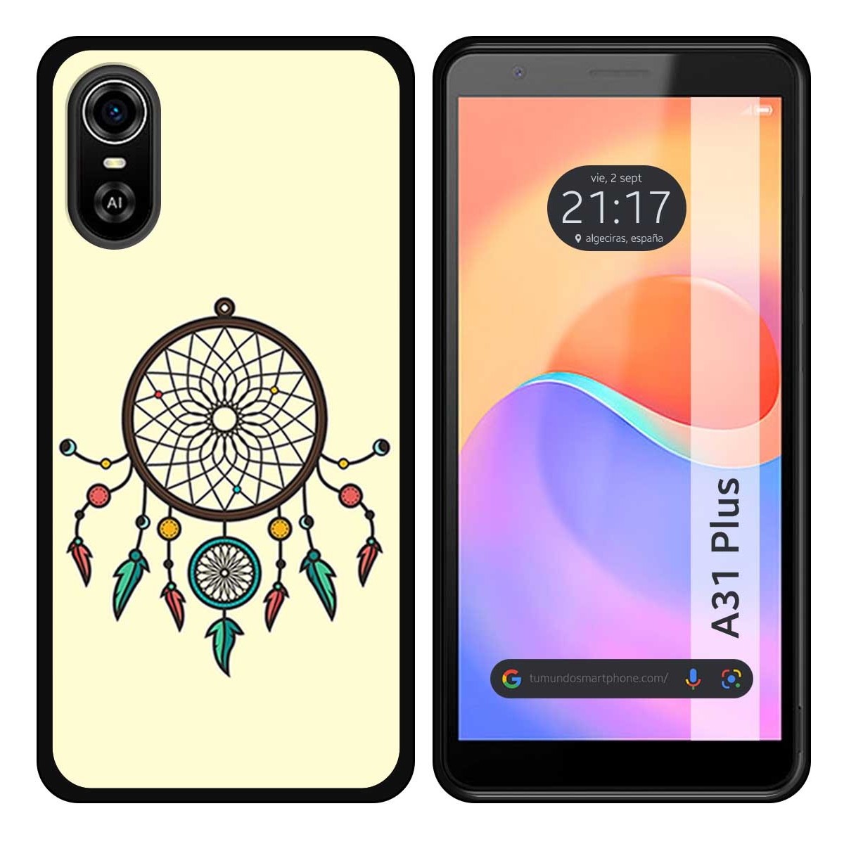 Funda Silicona para ZTE Blade A31 Plus diseño Atrapasueños Dibujos