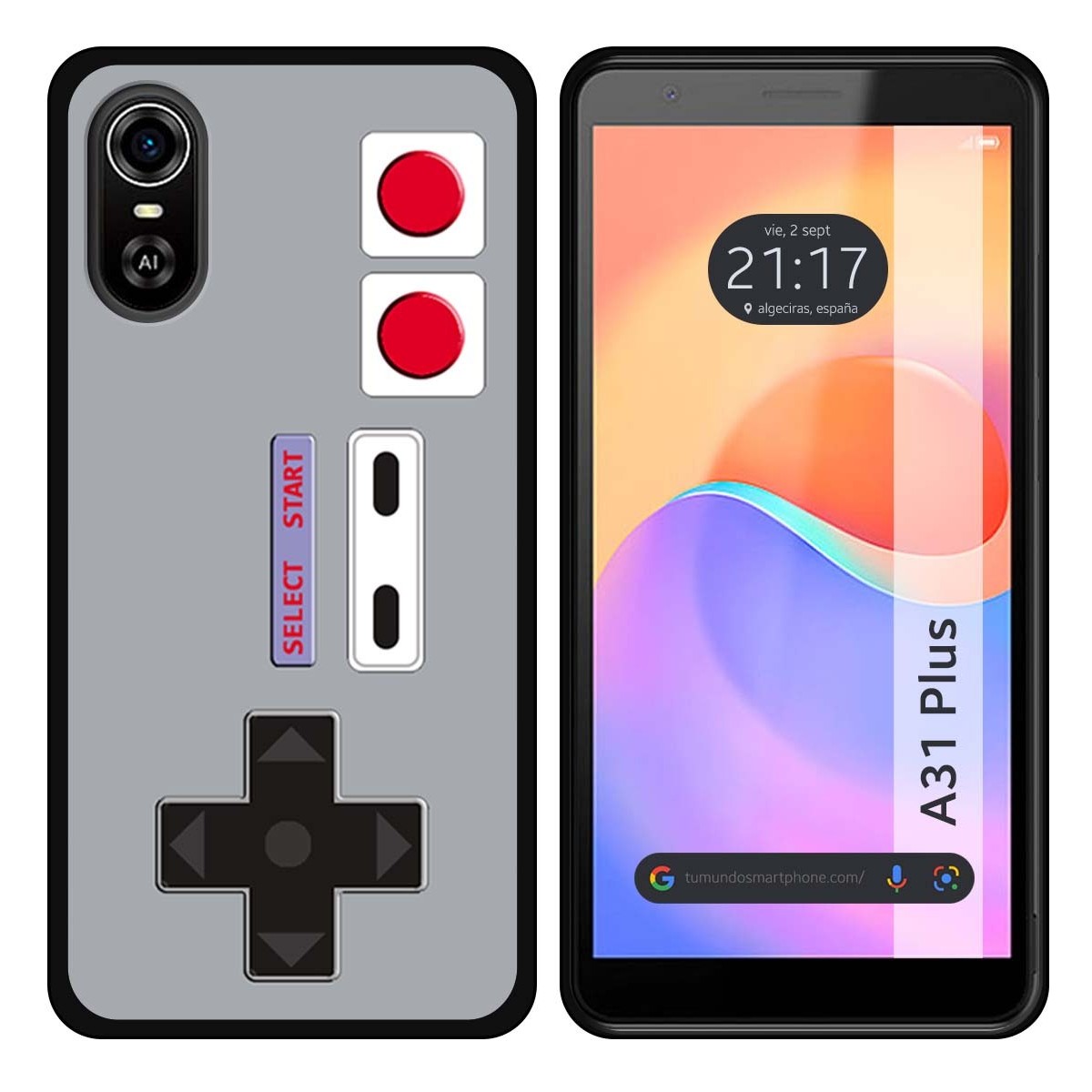 Funda Silicona para ZTE Blade A31 Plus diseño Consola Dibujos