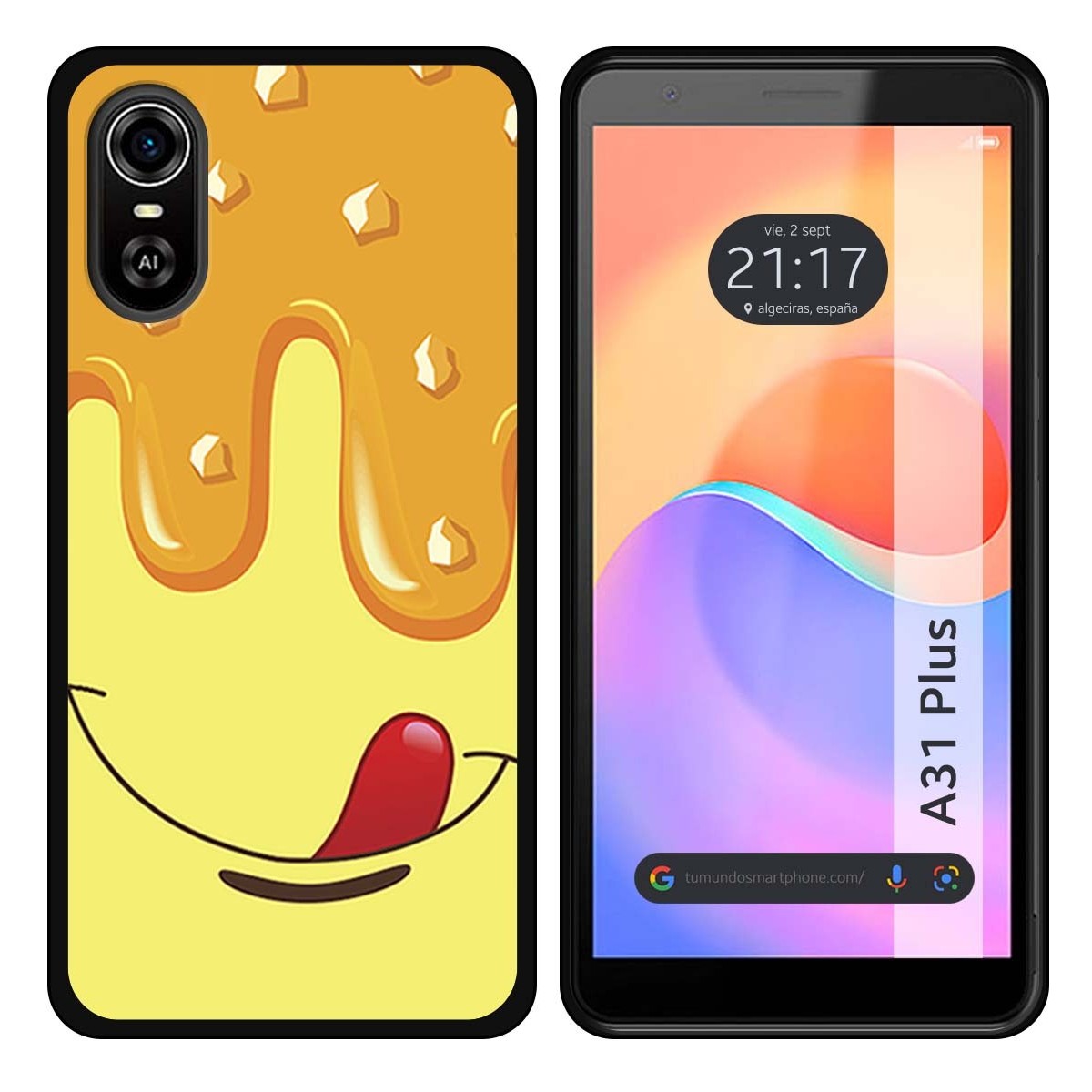 Funda Silicona para ZTE Blade A31 Plus diseño Helado Vainilla Dibujos