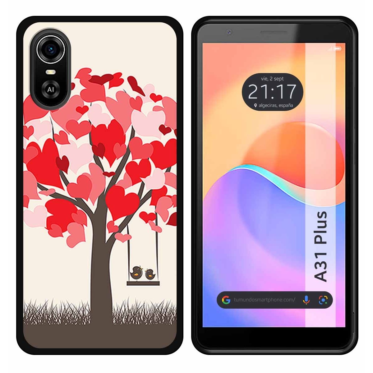 Funda Silicona para ZTE Blade A31 Plus diseño Pajaritos Dibujos