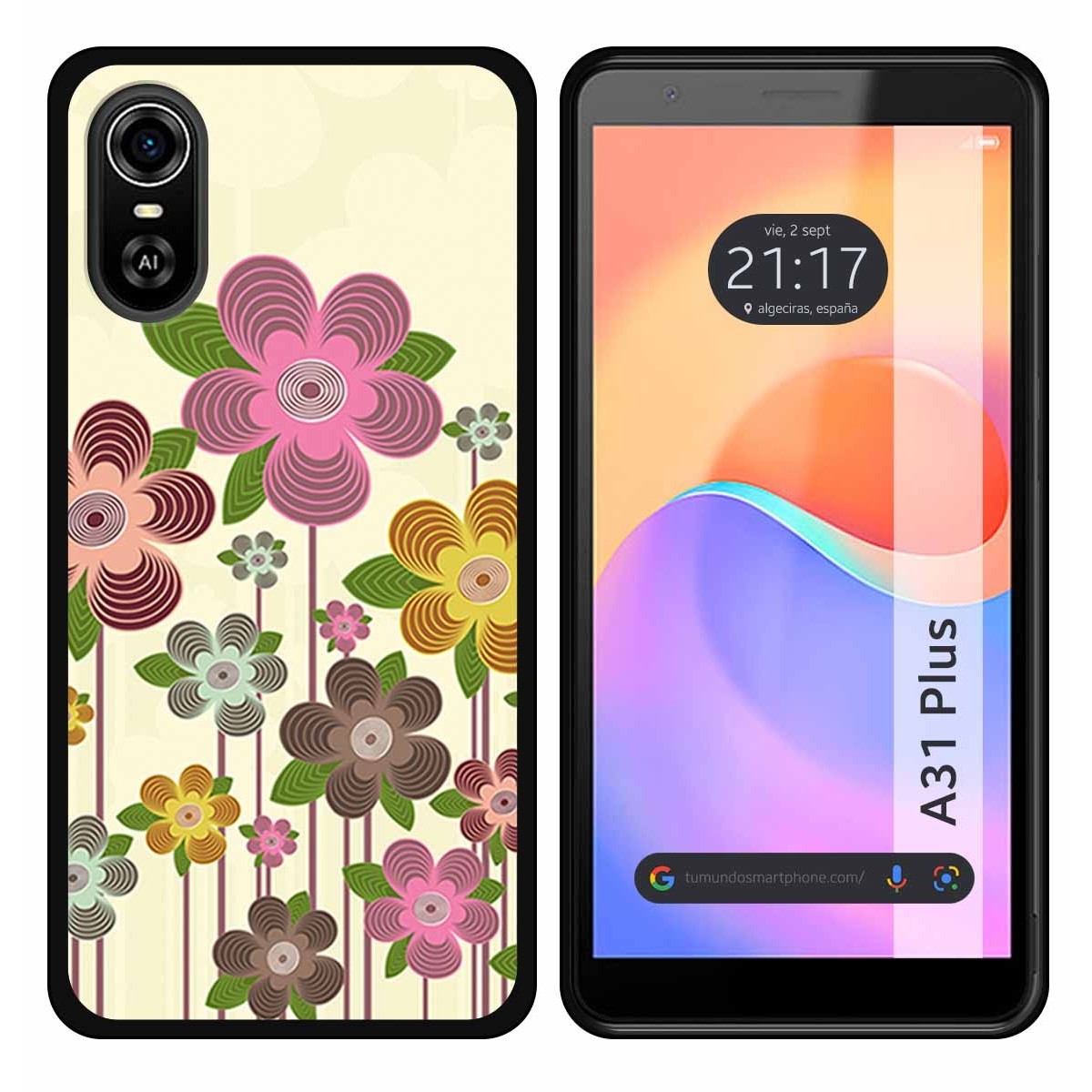 Funda Silicona para ZTE Blade A31 Plus diseño Primavera En Flor Dibujos
