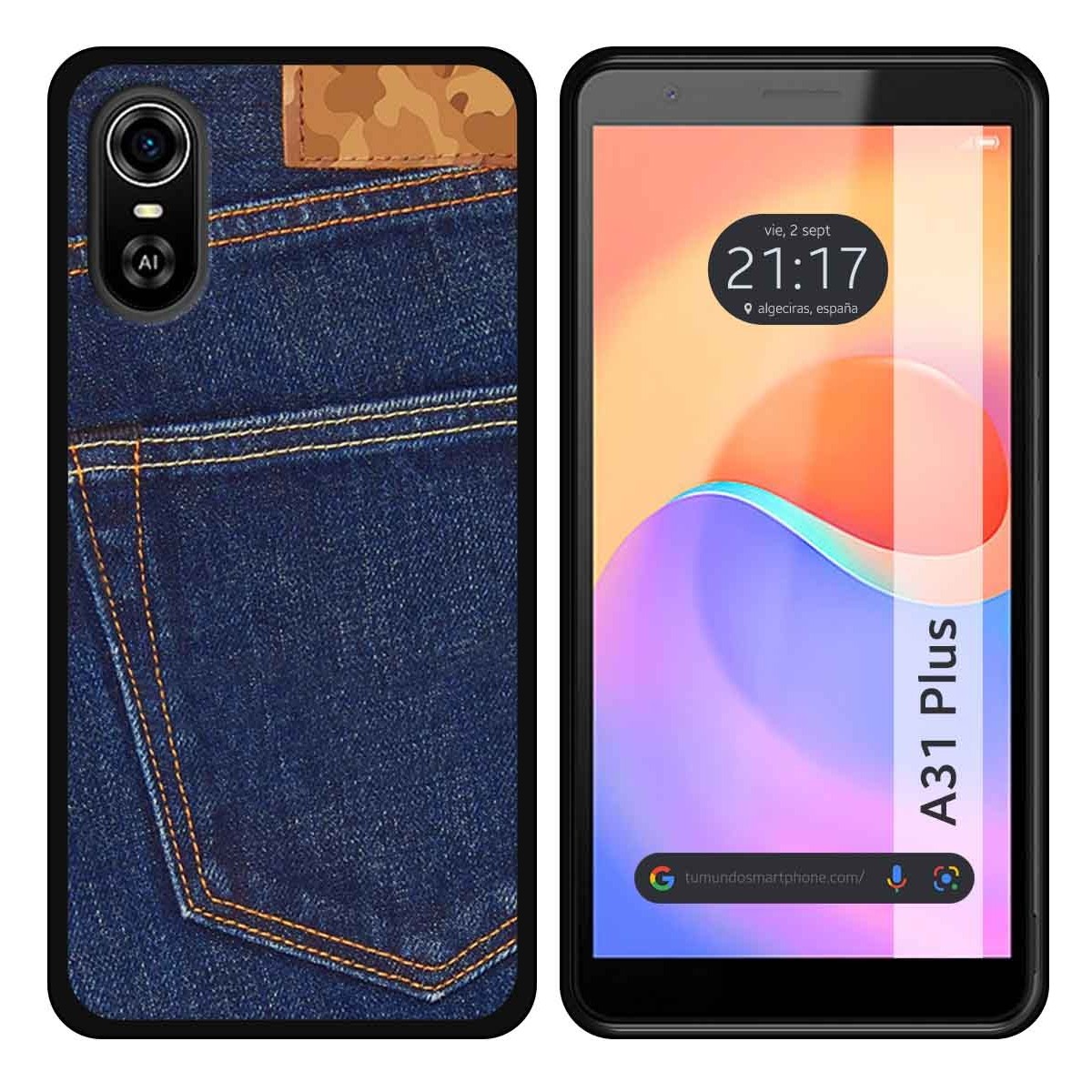 Funda Silicona para ZTE Blade A31 Plus diseño Vaquero Dibujos