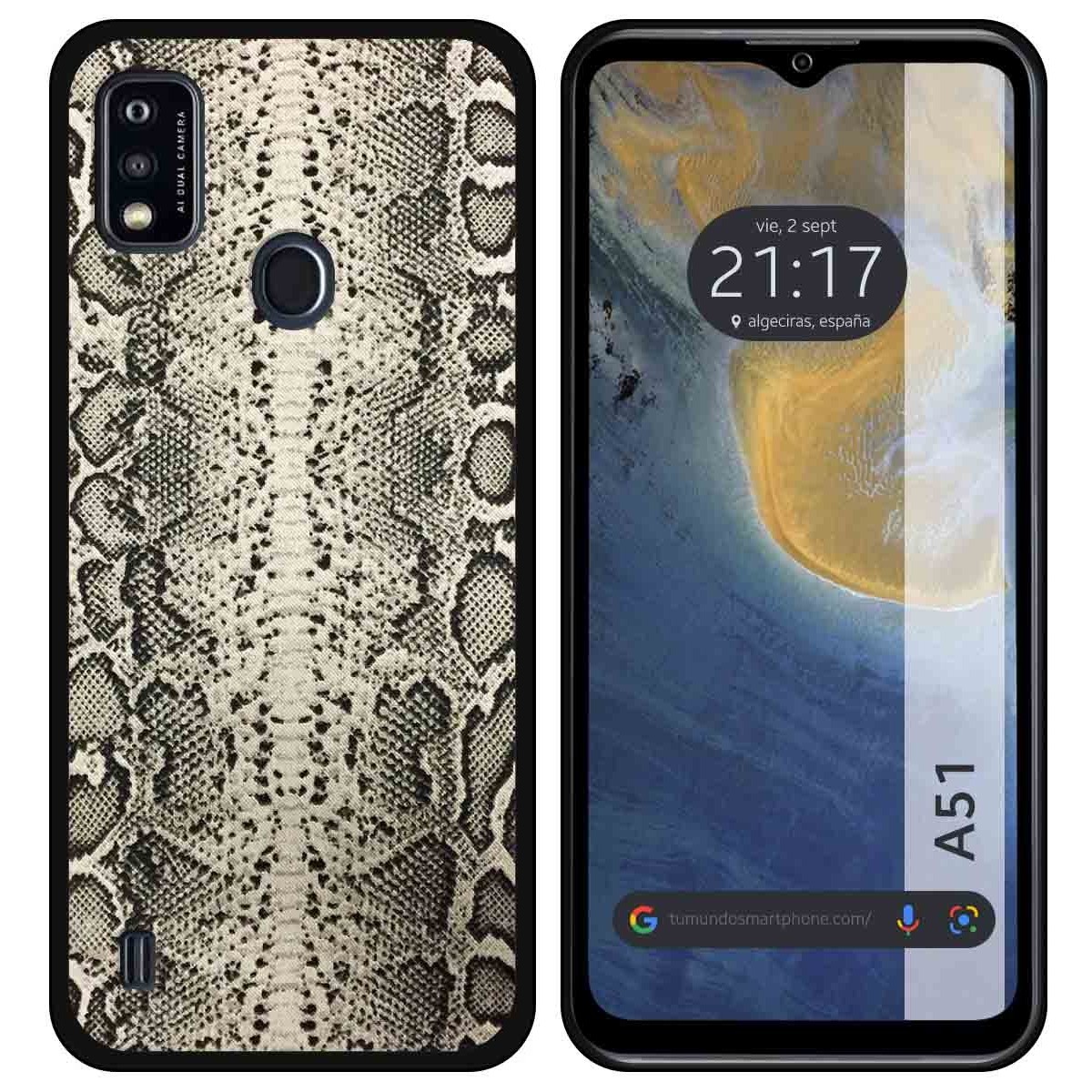 Funda Silicona para ZTE Blade A51 diseño Animal 01 Dibujos