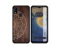 Funda Silicona para ZTE Blade A51 diseño Madera 06 Dibujos