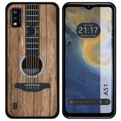 Funda Silicona para ZTE Blade A51 diseño Madera 11 Dibujos