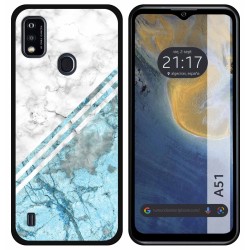 Funda Silicona para ZTE Blade A51 diseño Mármol 02 Dibujos