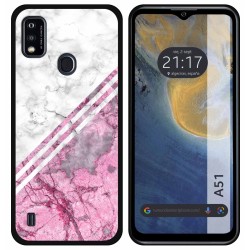 Funda Silicona para ZTE Blade A51 diseño Mármol 03 Dibujos