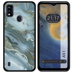 Funda Silicona para ZTE Blade A51 diseño Mármol 09 Dibujos
