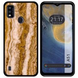 Funda Silicona para ZTE Blade A51 diseño Mármol 10 Dibujos