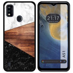 Funda Silicona para ZTE Blade A51 diseño Mármol 11 Dibujos