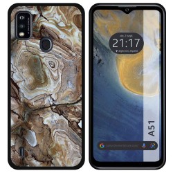 Funda Silicona para ZTE Blade A51 diseño Mármol 14 Dibujos