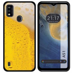 Funda Silicona para ZTE Blade A51 diseño Cerveza Dibujos