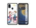 Funda Silicona para ZTE Blade A51 diseño Café Dibujos