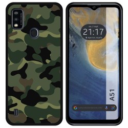Funda Silicona para ZTE Blade A51 diseño Camuflaje Dibujos