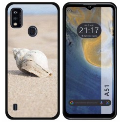 Funda Silicona para ZTE Blade A51 diseño Concha Dibujos