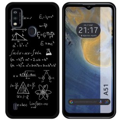 Funda Silicona para ZTE Blade A51 diseño Formulas Dibujos