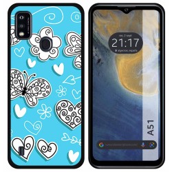 Funda Silicona para ZTE Blade A51 diseño Mariposas Dibujos