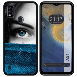 Funda Silicona para ZTE Blade A51 diseño Ojo Dibujos