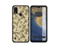 Funda Silicona para ZTE Blade A51 diseño Sand Camuflaje Dibujos