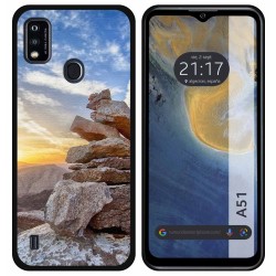 Funda Silicona para ZTE Blade A51 diseño Sunset Dibujos