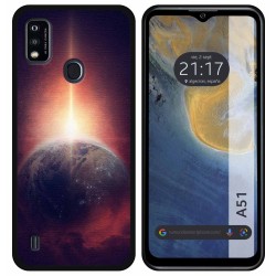 Funda Silicona para ZTE Blade A51 diseño Tierra Dibujos