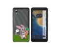 Funda Silicona Transparente para ZTE Blade A31 Lite diseño Conejo Dibujos
