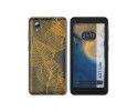 Funda Silicona Transparente para ZTE Blade A31 Lite diseño Hojas Dibujos