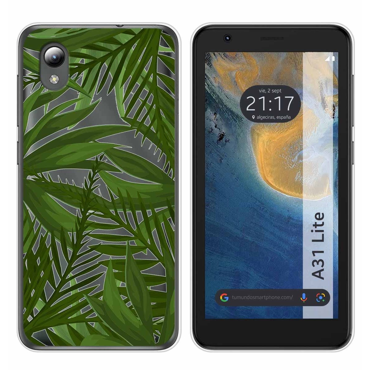 Funda Silicona Transparente para ZTE Blade A31 Lite diseño Jungla Dibujos