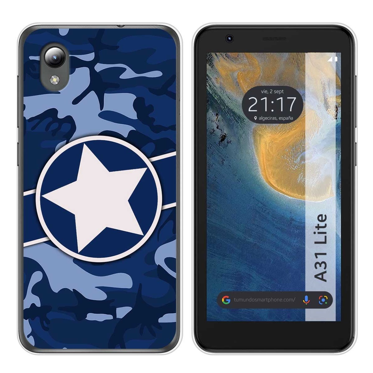 Funda Silicona para ZTE Blade A31 Lite diseño Camuflaje 03 Dibujos