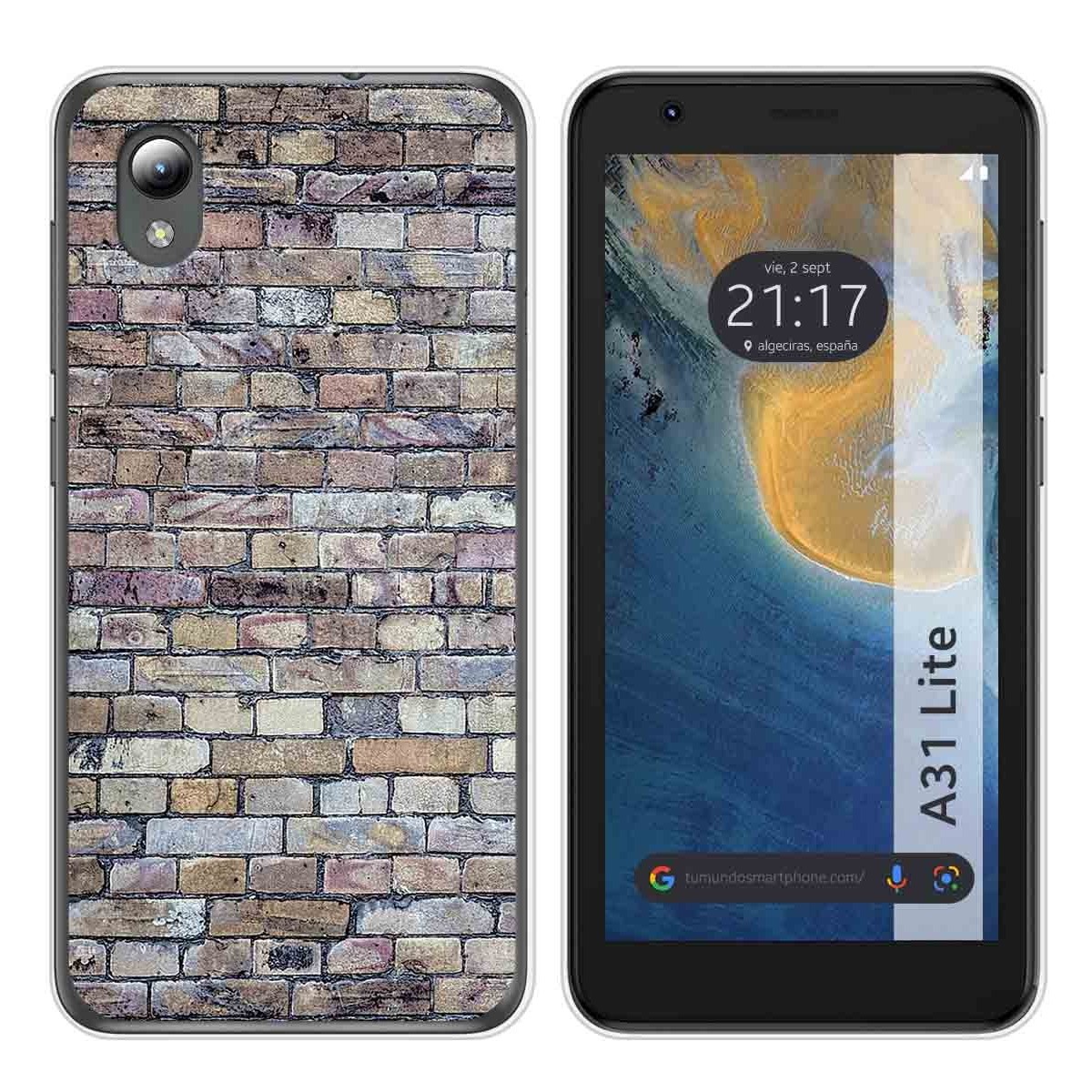 Funda Silicona para ZTE Blade A31 Lite diseño Ladrillo 02 Dibujos