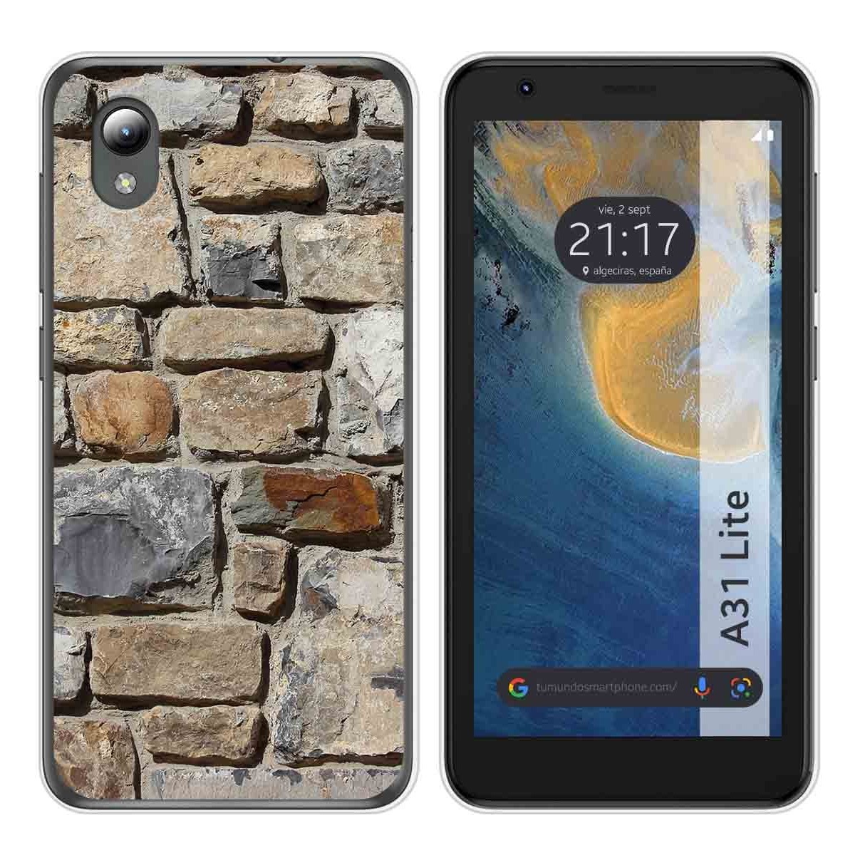 Funda Silicona para ZTE Blade A31 Lite diseño Ladrillo 03 Dibujos